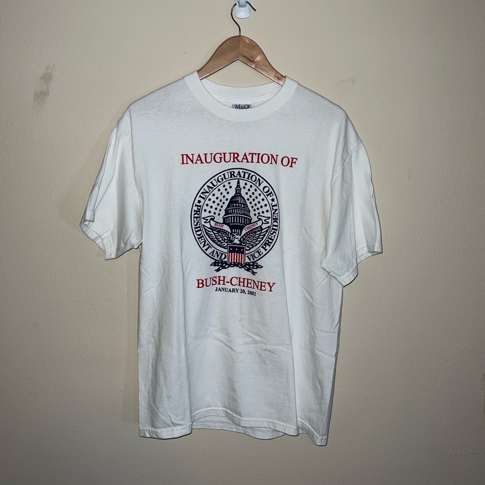 VINTAGE 2001 U.S. Presidential Bush-Cheney Inauguration T-Shirt